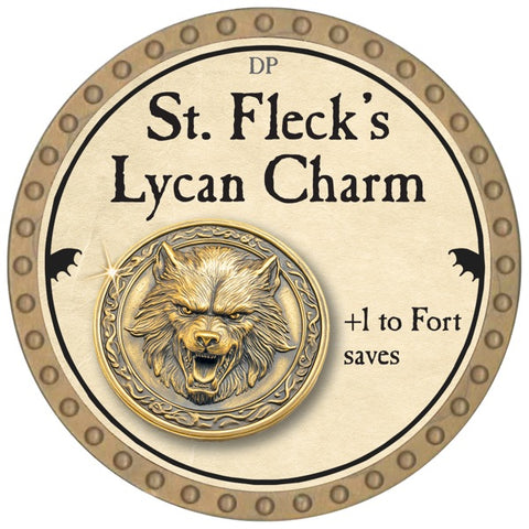 St. Fleck's Lycan Charm - 2026 (Gold) - C