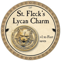 St. Fleck's Lycan Charm - 2026 (Gold) - C