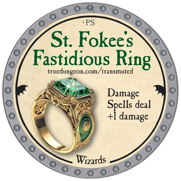 St. Fokee's Fastidious Ring - 2026 (Platinum) - UC – Trent Tokens