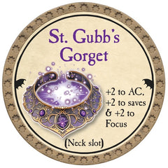 St. Gubb's Gorget - 2026 (Gold) - UR