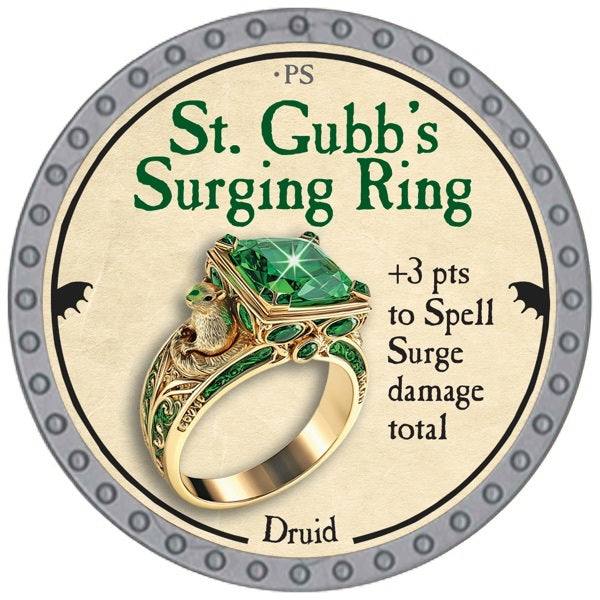 St. Gubb's Surging Ring - 2026 (Platinum) - UC