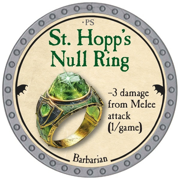St. Hopp's Null Ring - 2026 (Platinum) - UC