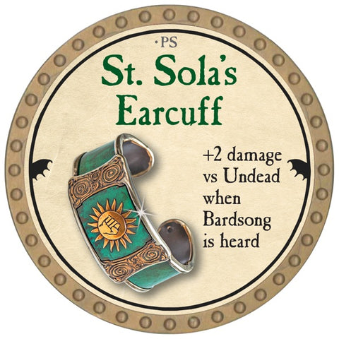 St. Sola's Earcuff - 2026 (Gold) - UC