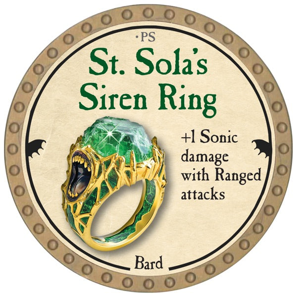St. Sola's Siren Ring - 2026 (Gold) - UC