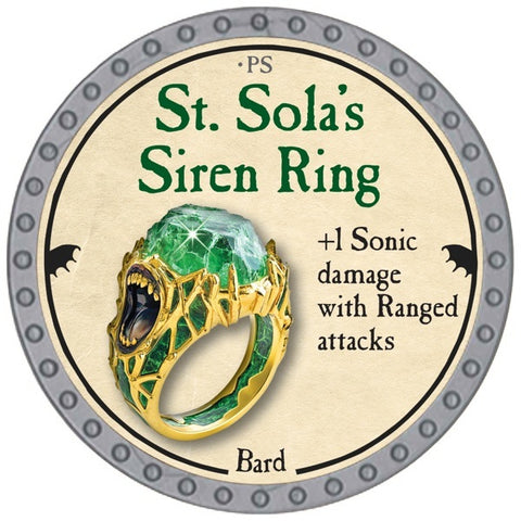 St. Sola's Siren Ring - 2026 (Platinum) - UC