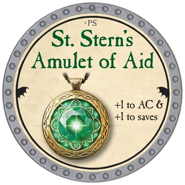 St. Stern's Amulet of Aid - 2026 (Platinum) - C12