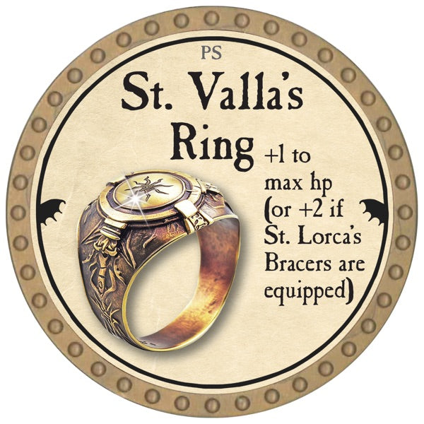 St. Valla's Ring - 2026 (Gold) - C