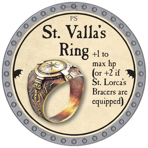 St. Valla's Ring - 2026 (Platinum) - C12