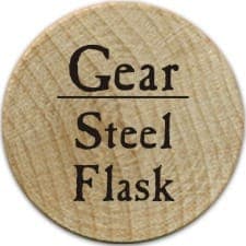 Steel Flask - 2005a (Wooden) - C37