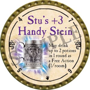 Stu's +3 Handy Stein - 2016 (Gold) - C157