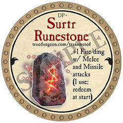 Surtr Runestone - 2025 (Gold) - C174