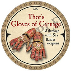 Thor's Gloves of Carnage - 2025 (Gold) - C174