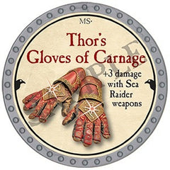 Thor's Gloves of Carnage - 2025 (Platinum) - C184