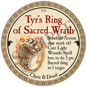 Tyr's Ring of Sacred Wrath - 2025 (Gold) - R