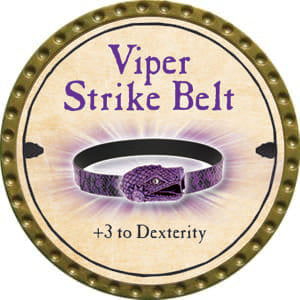 Viper Strike Belt - 2014 (Gold) - C136