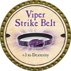 Viper Strike Belt - 2014 (Gold) - C26