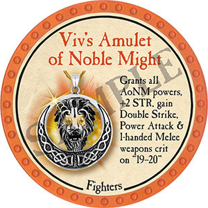 Viv's Amulet of Noble Might - 2021 (Orange) - C163
