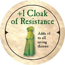 +1 Cloak of Resistance - 2005b (Wooden)