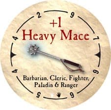 +1 Heavy Mace - 2006 (Wooden) - C26