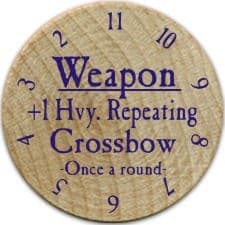 +1 Heavy Repeating Crossbow - 2006 (Wooden) - C37 – Trent Tokens