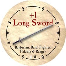 +1 Long Sword - 2006 (Wooden) - C26