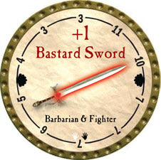 +1 Bastard Sword - 2011 (Gold) - C37
