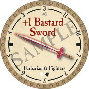 +1 Bastard Sword - 2020 (Gold) - C007