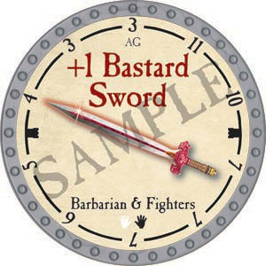 +1 Bastard Sword - 2020 (Platinum)