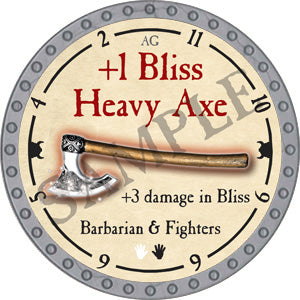 +1 Bliss Heavy Axe - 2018 (Platinum) - C37