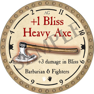 +1 Bliss Heavy Axe - 2018 (Gold)