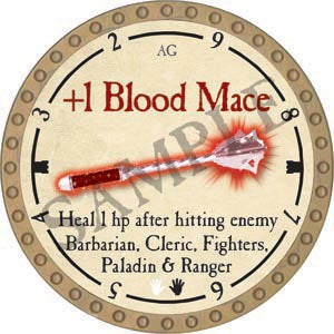 +1 Blood Mace - 2020 (Gold)