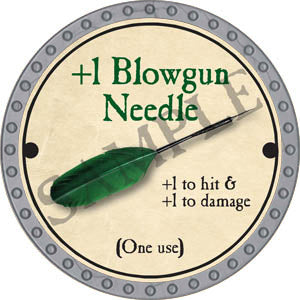 +1 Blowgun Needle - 2017 (Platinum) - C37