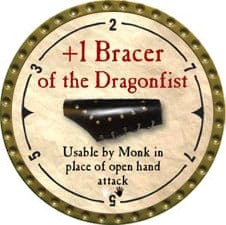 +1 Bracer of the Dragonfist - 2007 (Gold)