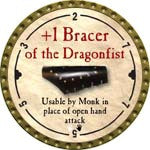 +1 Bracer of the Dragonfist - 2008 (Gold)