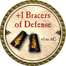 +1 Bracers of Defense - 2010 (Gold) - C37