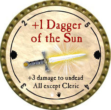 +1 Dagger of the Sun - 2011 (Gold)
