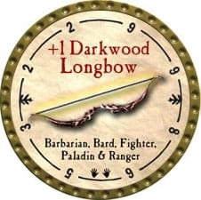 +1 Darkwood Longbow - 2009 (Gold)
