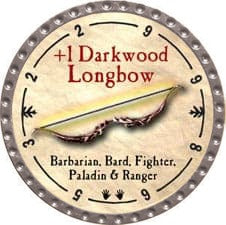 +1 Darkwood Longbow - 2009 (Platinum)