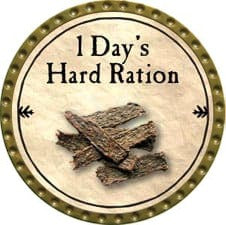 1 Day's Hard Ration - 2009 (Gold) - C