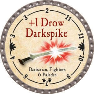 +1 Drow Darkspike - 2015 (Platinum) - C37