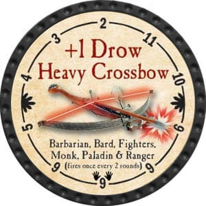 +1 Drow Heavy Crossbow - 2015 (Onyx) - C26