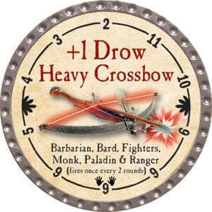 +1 Drow Heavy Crossbow - 2015 (Platinum) - R