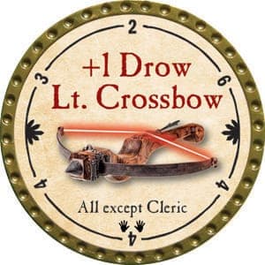 +1 Drow Lt. Crossbow - 2015 (Gold)