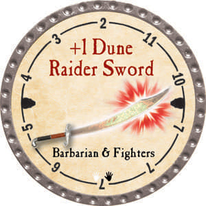 +1 Dune Raider Sword - 2014 (Platinum) - R
