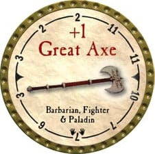 +1 Great Axe - 2007 (Gold)