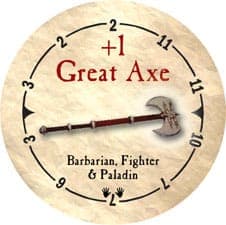 +1 Great Axe - 2006 (Wooden) - C37