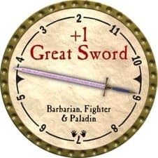 +1 Great Sword - 2007 (Gold)