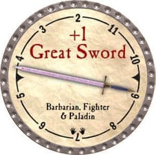 +1 Great Sword - 2007 (Platinum) - C17