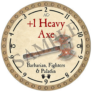 +1 Heavy Axe - 2024 (Gold)