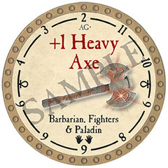 +1 Heavy Axe - 2024 (Gold)